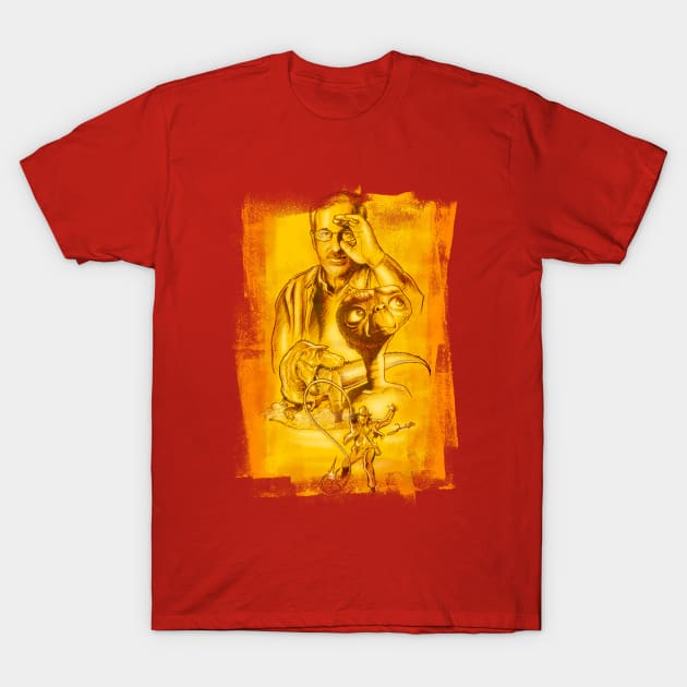 Golden Spielberg T-Shirt by renatodsc